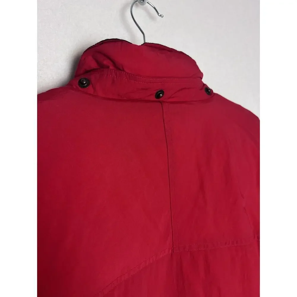 Marlboro Country Store Vintage Ski Puffer Jacket Red Size Medium Lady Rider Rose